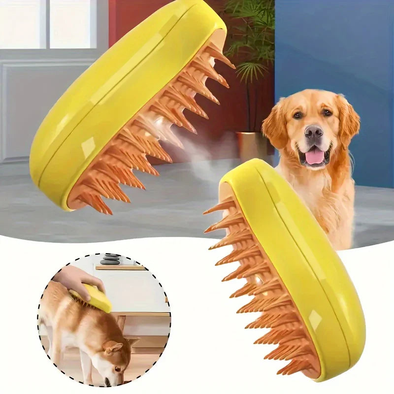 Peine con vapor para mascotas