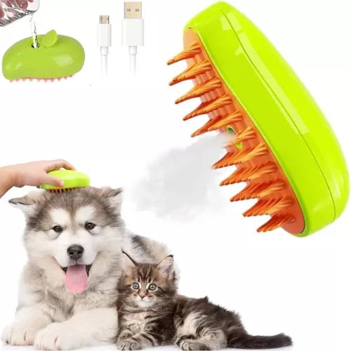 Peine con vapor para mascotas