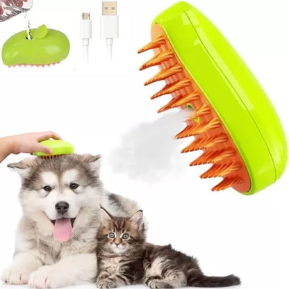 Peine con vapor para mascotas