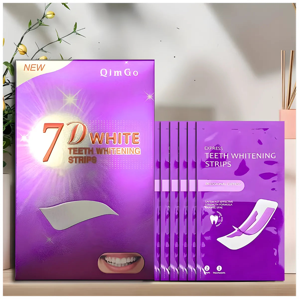 Tiras de Blanqueamiento Dental 7D White
